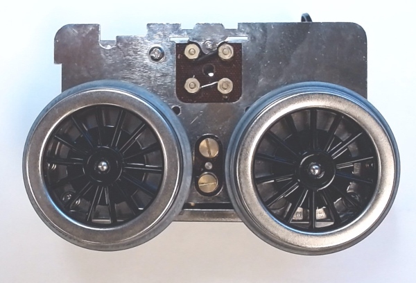 MOTOR BLOCK / TRADITIONAL / W/O E-UNIT / BLACK SPOKED WHEELS / REFURBISHED / TINPLATE STANDARD GAUGE ELECTRIC 