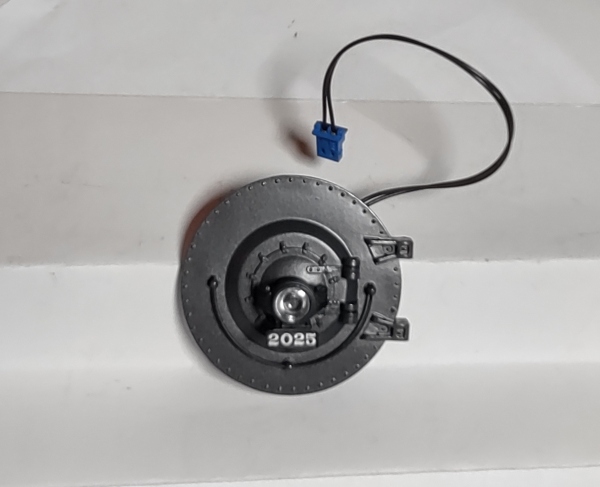 BOILER FRONT / W/OPENING SMOKE BOX DOOR / W/HEADLIGHT HOUSING W/LED / #2025 / WM / H-9 2-8-0