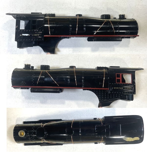 SHELL / BOILER / BLACK / SOME DETAIL PARTS, SCRATCHES & CHIPS / IVES 1134 / AS SHOWN