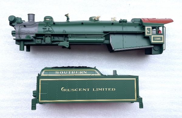 RAILKING LOCO & TENDER SHELL / SOUTHERN CRESECENT / NO FRAMES / BRAND NEW